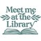 Meet Me At Library Decal Sticker for tumblers walls cars trucks windows wood metal plastic plates cups christmas gifts product 1